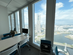 みなとみらいが一望できる特等席